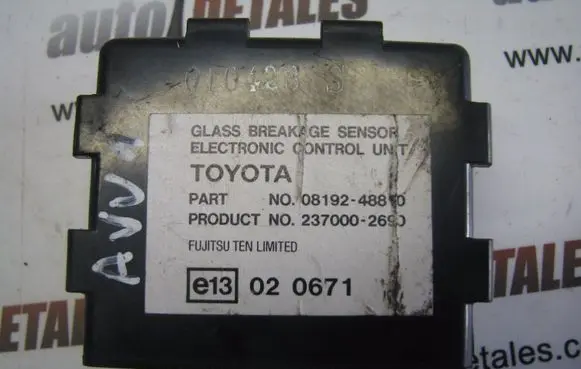 Toyota Avensis T250 Alarm control unit/module 2370002690