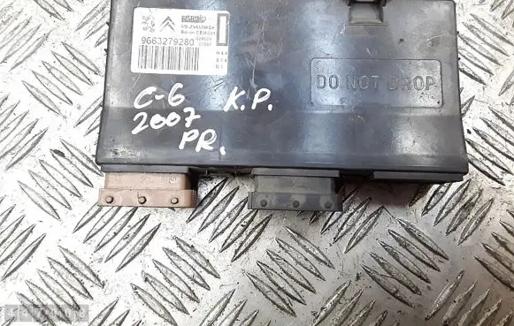 Citroen C6 Seat control module 9663279280