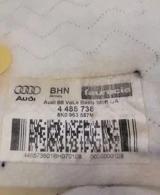 Audi A4 S4 B8 8K Seat set 8K0963557M