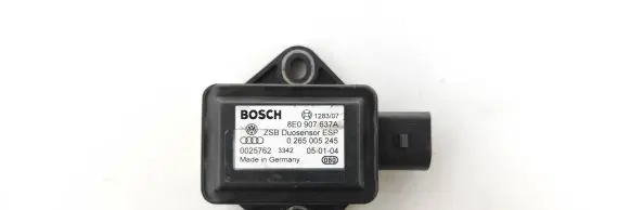 Audi A6 S6 C5 4B ESP acceleration yaw rate sensor 8E0907637A 0265005245 0025762
