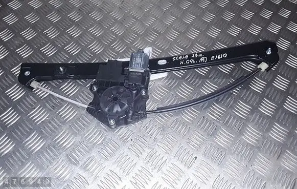 Skoda Scala Rear door window regulator with motor 5Q0959407D