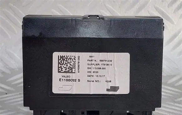 BMW 3 F30 F35 F31 Air conditioner control unit module 6997612