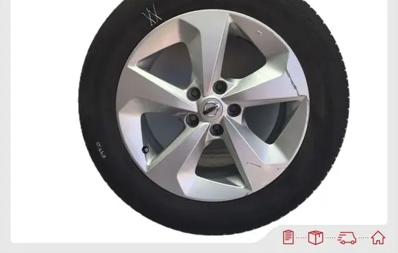 Nissan Qashqai R17 alloy rim 
