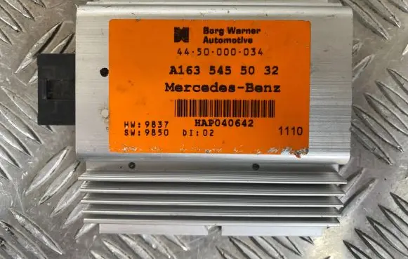 Mercedes-Benz ML W163 Transfer box differential control unit A1635455032 4450000034 HAP040642