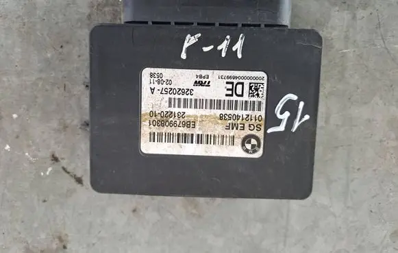 BMW 6 F12 F13 Hand brake control module 6799083 23122010 32620257A