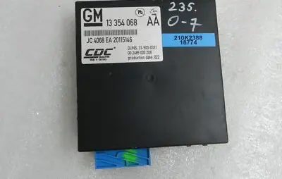 Opel Insignia A Suspension control unit/module 13354068 20923867