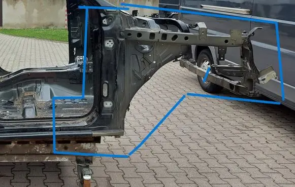 Ford Ranger IV Front quarter panel