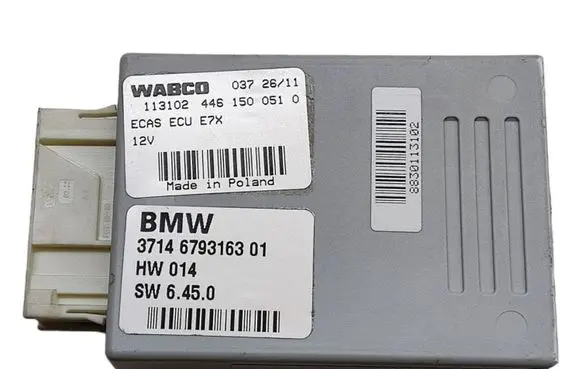BMW X6 E71 Air suspension control unit module (rear) 6793163 4461500510 37146793163