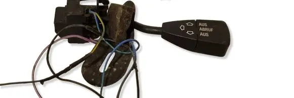 BMW 5 E34 Wiper control stalk 61318350701