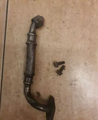 Audi A4 S4 B7 8E 8H Turbo turbocharger oiling pipe/hose 028145736ah
