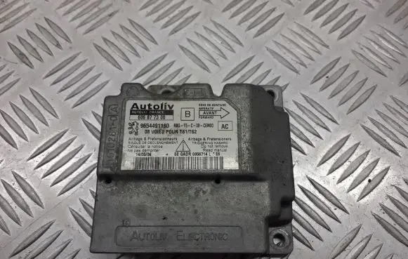 Peugeot 307 Airbag control unit/module 9654491180