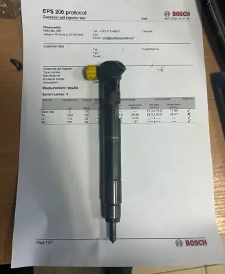 Mercedes-Benz C W204 Fuel injector A6510700587