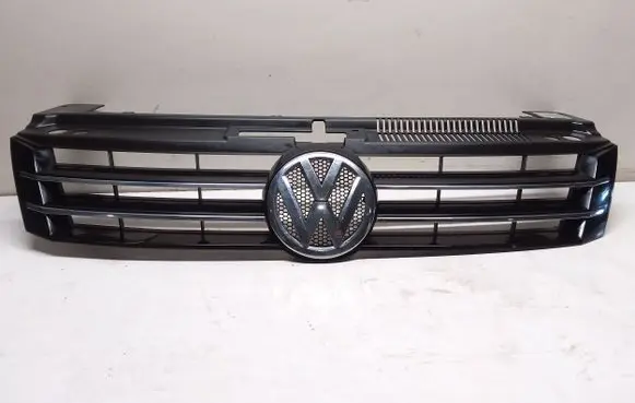 Volkswagen Sharan Front bumper upper radiator grill 7N0853653A
