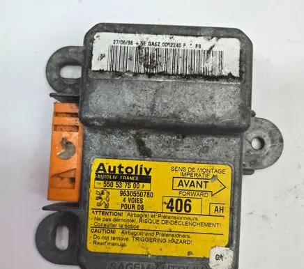 Peugeot 407 Airbag control unit/module 9630550780 550537500