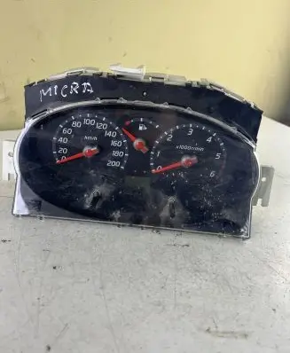 Nissan Micra Speedometer (instrument cluster) AX7643Y29507 EEPROMEE005 PCBPC002