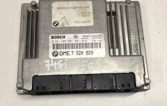BMW 7 E65 E66 Engine ECU kit and lock set 0261209002 7520929 61326922648