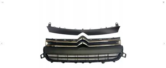 Citroen Berlingo Front bumper upper radiator grill 9810963780