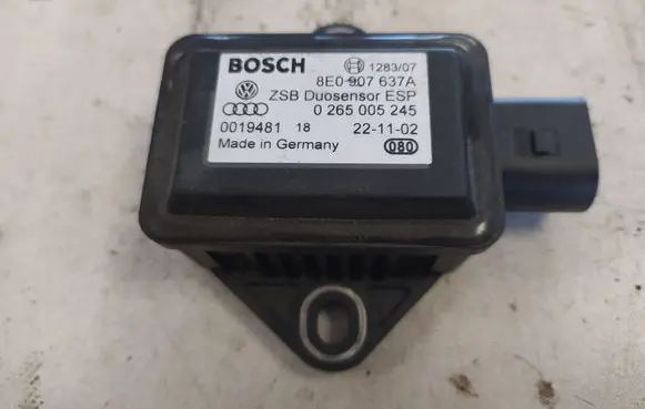 Audi A6 S6 C5 4B ESP acceleration yaw rate sensor 8E0907637A