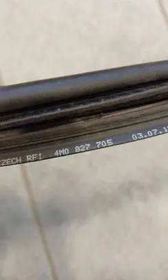 Audi Q7 4M Trunk rubber seal (body) 4m0827705