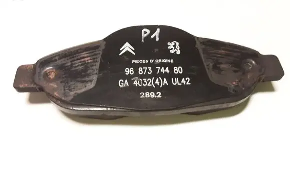 Peugeot 3008 I Brake pads (front) 9687374480