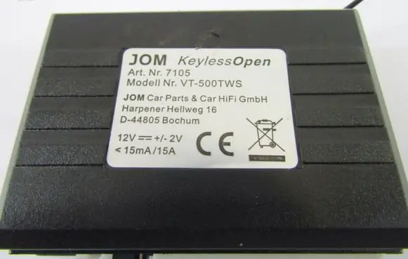 Volkswagen PASSAT B5 Other control units/modules VT500TWS
