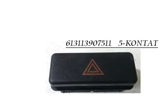 BMW 3 E46 Hazard light switch 613113907511