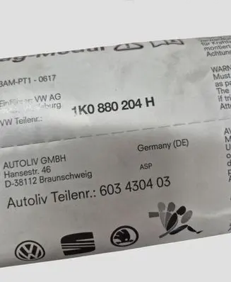 Volkswagen Golf V Passenger airbag 1K0880204H