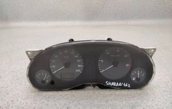 Volkswagen Sharan Speedometer (instrument cluster) 7M0919861C