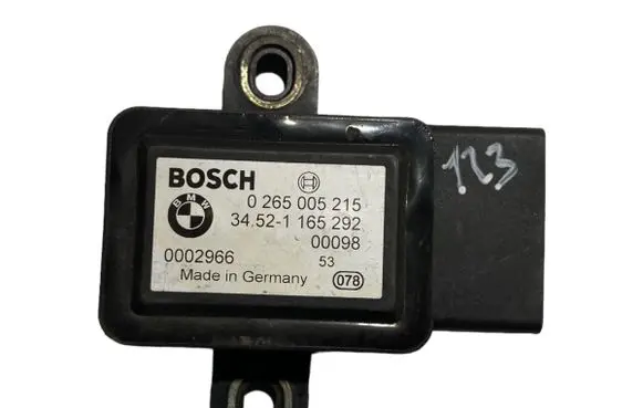 BMW 5 E39 ESP acceleration yaw rate sensor 1165292 0265005215