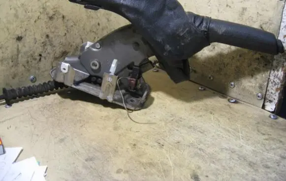 Opel Astra G Handbrake/parking brake lever assembly