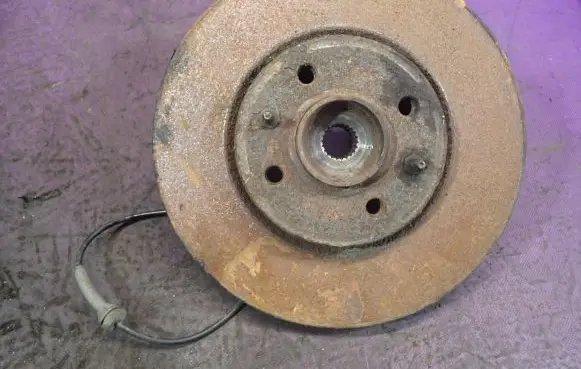 Fiat Fiorino Front wheel hub spindle knuckle
