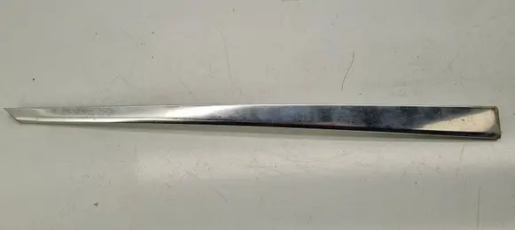 Front door glass trim molding