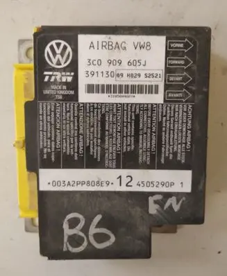 Volkswagen PASSAT B6 Airbag control unit/module 3C0909605J