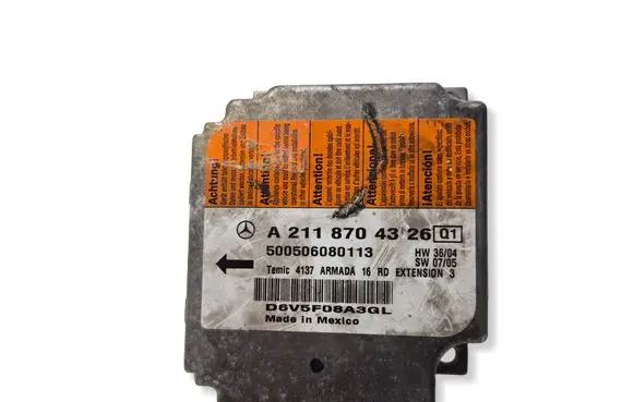 Mercedes-Benz E W211 Airbag control unit/module A2118704326