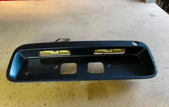 Honda Prelude Trunk door license plate light bar 0158078