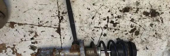 Opel Zafira A Front shock absorber with coil spring