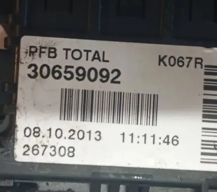 Volvo V70 Fuse module 30659092 267308 08102013