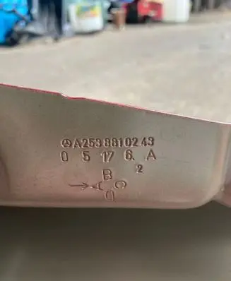 Mercedes-Benz GLC X253 C253 Fender A2538810243