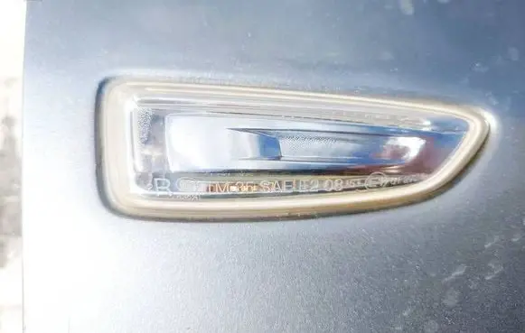 Opel Astra J Front fender indicator light 