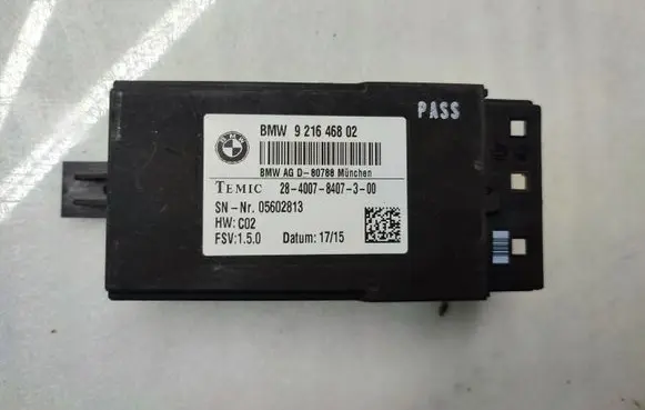 BMW 5 F10 F11 Seat control module 9216468