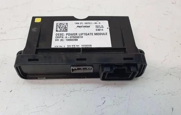 Tailgate/trunk control unit/module