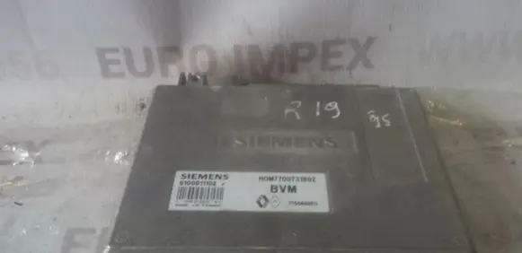 Renault 19 Engine control unit/module S100811102F HOM7700731802