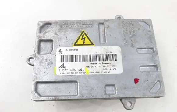 Peugeot 308 Headlight ballast module Xenon 1307329351