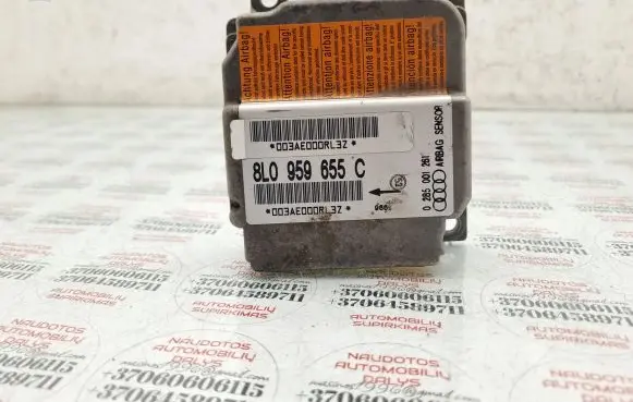 Audi A3 S3 8L Airbag control unit/module 8L0959655C
