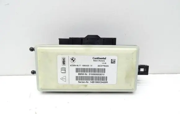 BMW 5 F10 F11 Airbag control unit/module 9350003