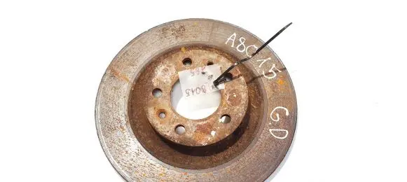 Citroen C5 Rear brake disc neventiliuojamas