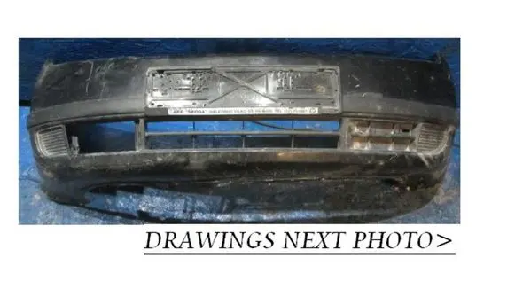 Skoda Fabia Mk1 (6Y) Front bumper 6Y0807221