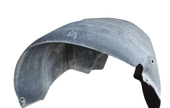 Rear arch fender liner splash guards