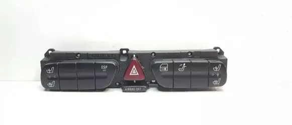 Mercedes-Benz C W203 Hazard light switch 2038215458
