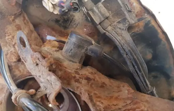 ABS brake wheel speed sensor